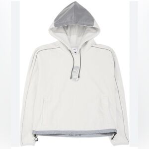 NWT PUMA x Helly Hansen Polar Fleece Hoodie Glacier Gray Reflective 3M Sz M